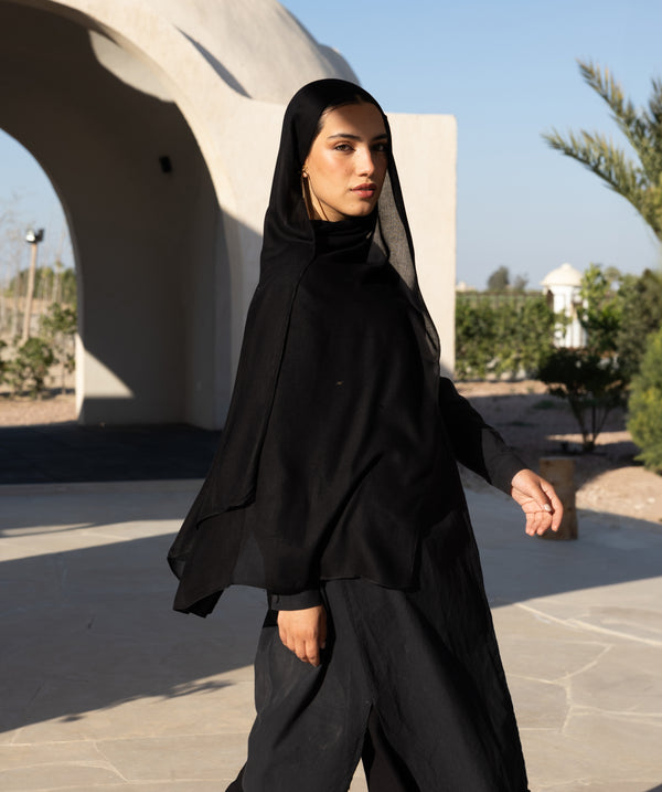 Black modal Hijab